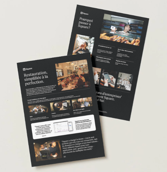 Picture of Food & Beverage A5 leaflet (FR)