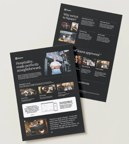 Picture of Food & Beverage A4 leaflet (UK)